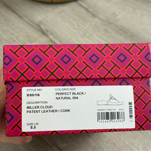 Tory Burch Black Sandals with Brown Sole - Picture 5 of 7